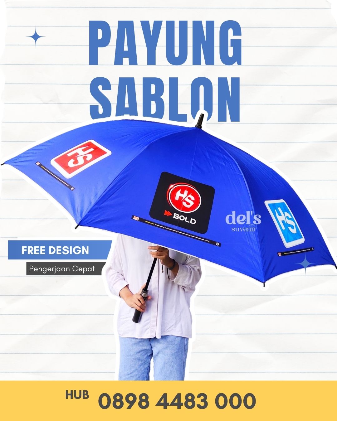 Payung Golf Fiber Otomatis